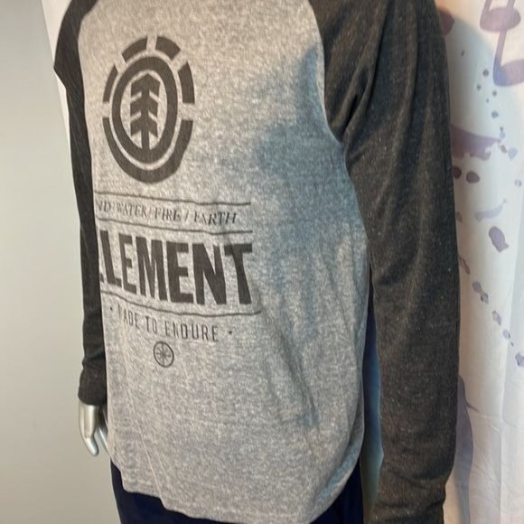 Element Wind Water Fire Earth Made to Endure Vintage Gray T-shirt Size S - Picture 6 of 6